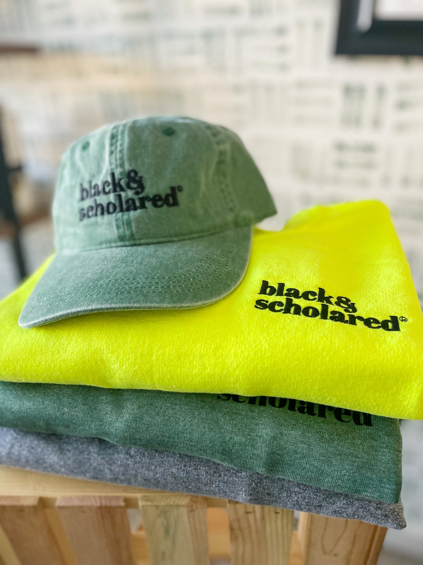 Black & Scholared® Embroidered Logo Sweatshirt (Multiple Colors)