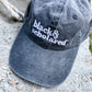 Black & Scholared® Embroidered Logo Hat - Black