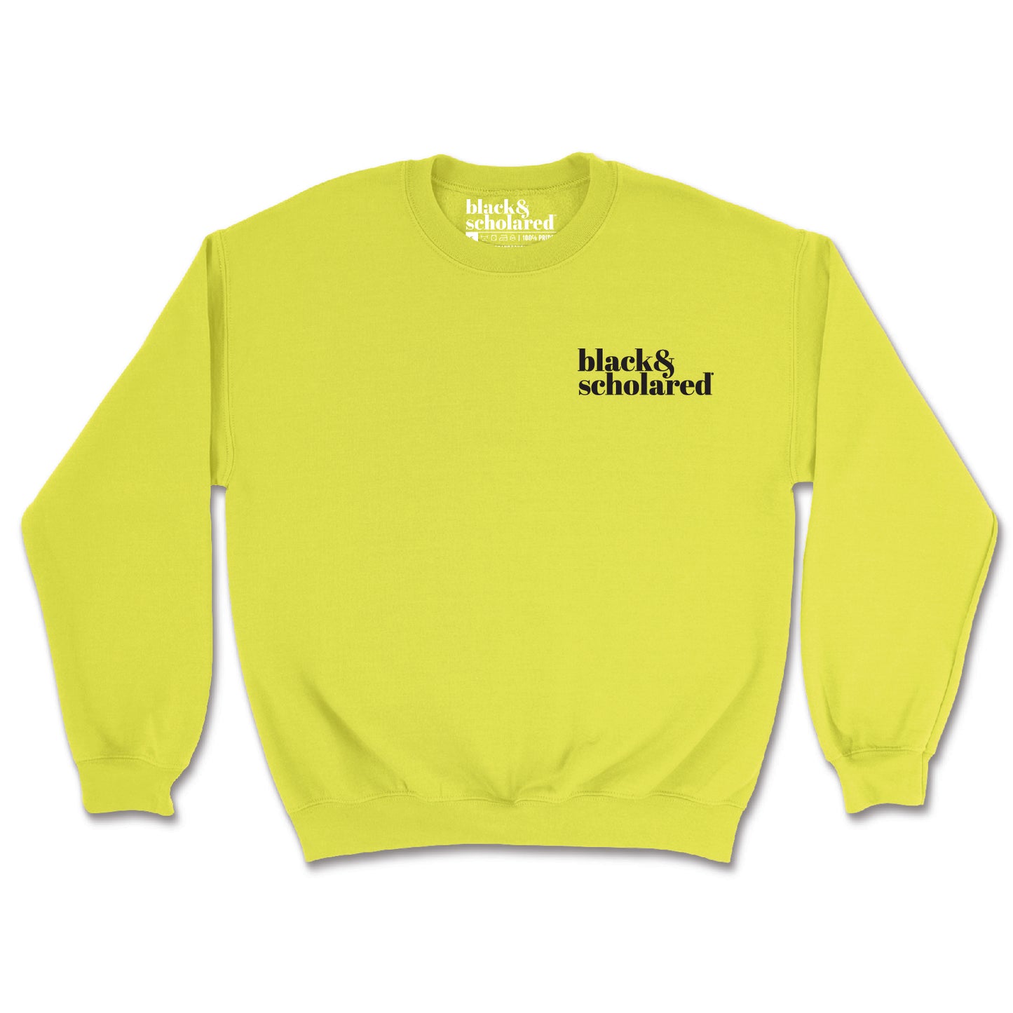 Black & Scholared® Embroidered Logo Sweatshirt (Multiple Colors)