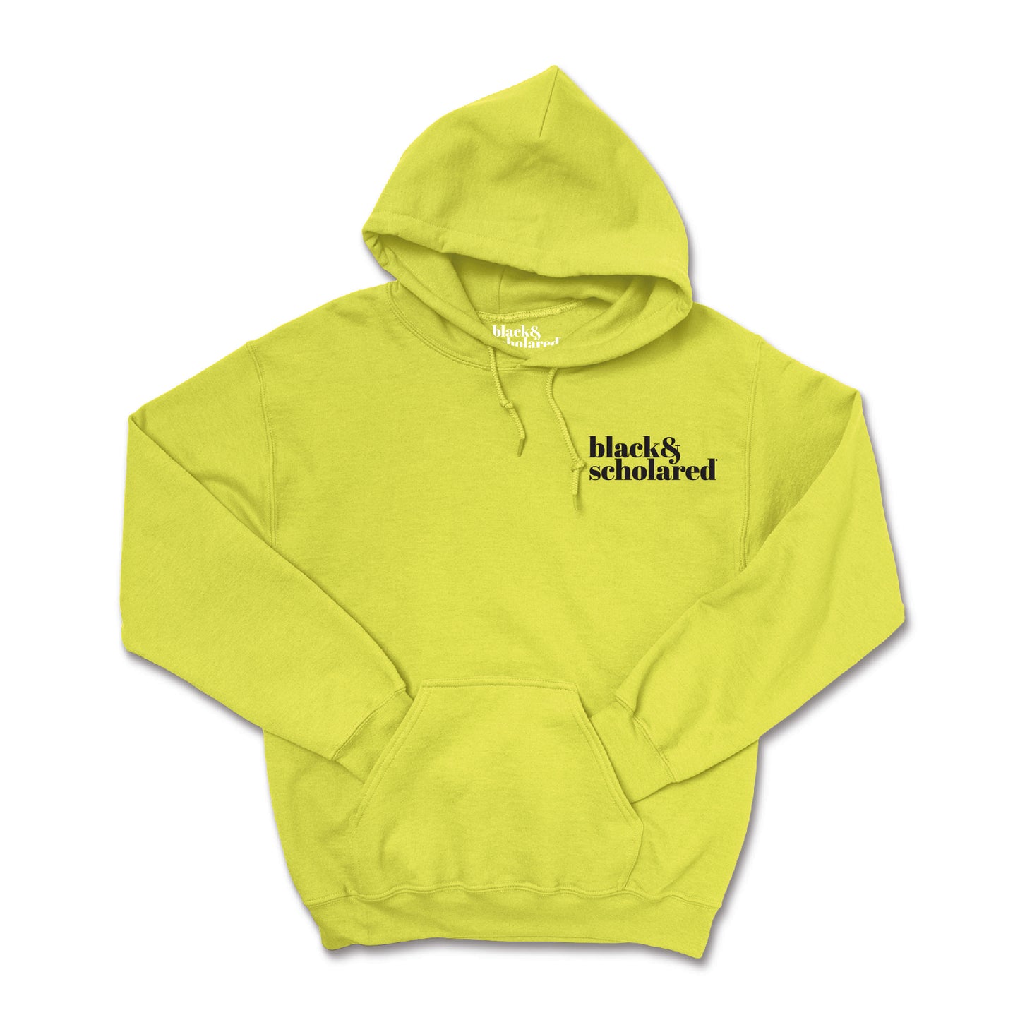 Black & Scholared® Embroidered Logo Hoodie (Multiple Colors)